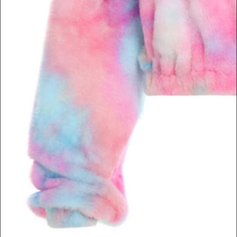 Fluffy bright cropped pullover (NWT) - Picture 9 of 16